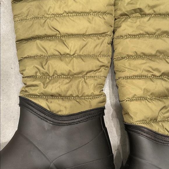 Tretorn Harriet Fleece Lined Knee High Winter Rain Boots Green Black 9 - Picture 6 of 6